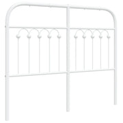 Testiera | Testata di Ricambio in Metallo Bianco 120 cm