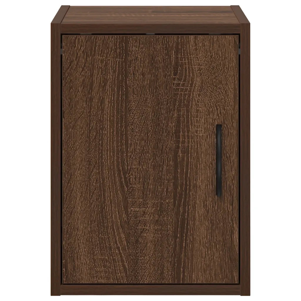 Pensili per Garage 2 pz Rovere Marrone in Legno Multistrato 860620