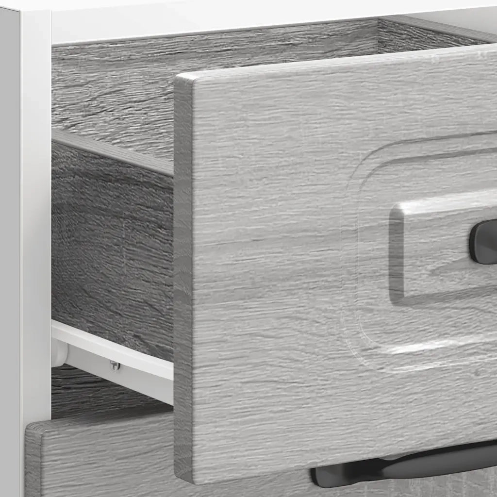 Pensile da cucina | Base da Cucina Kalmar Grigio Sonoma in Legno Multistrato