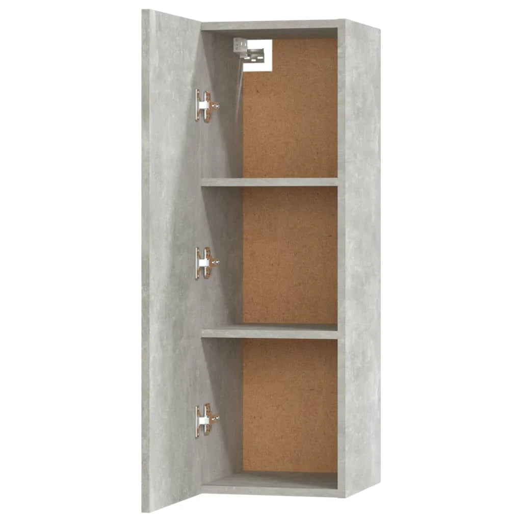 Set di mobili da 5 pezzi tra cui armadio credenza mobile TV televisore per soggiorno camera da letto salotto legno ingegnerizzato grigio 02_0024890