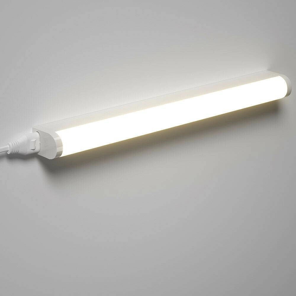 Trade Shop - Lampada Luce Sottopensile 30cm Mobili Cucina Armadio Barra Led 330lm Bianco -