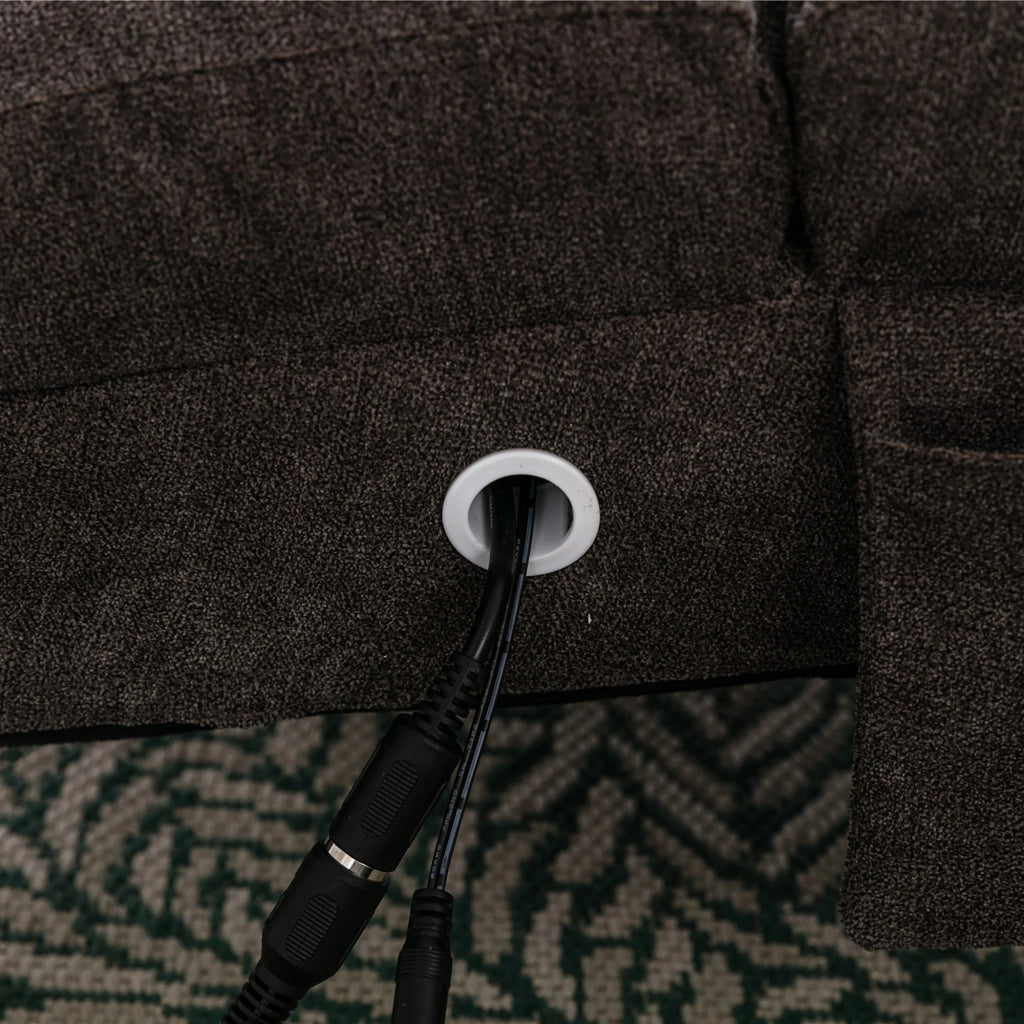 Divano Letto Relax con Vibrazione e Tasche Laterali ¨C MINIMAL ¨C Grigio