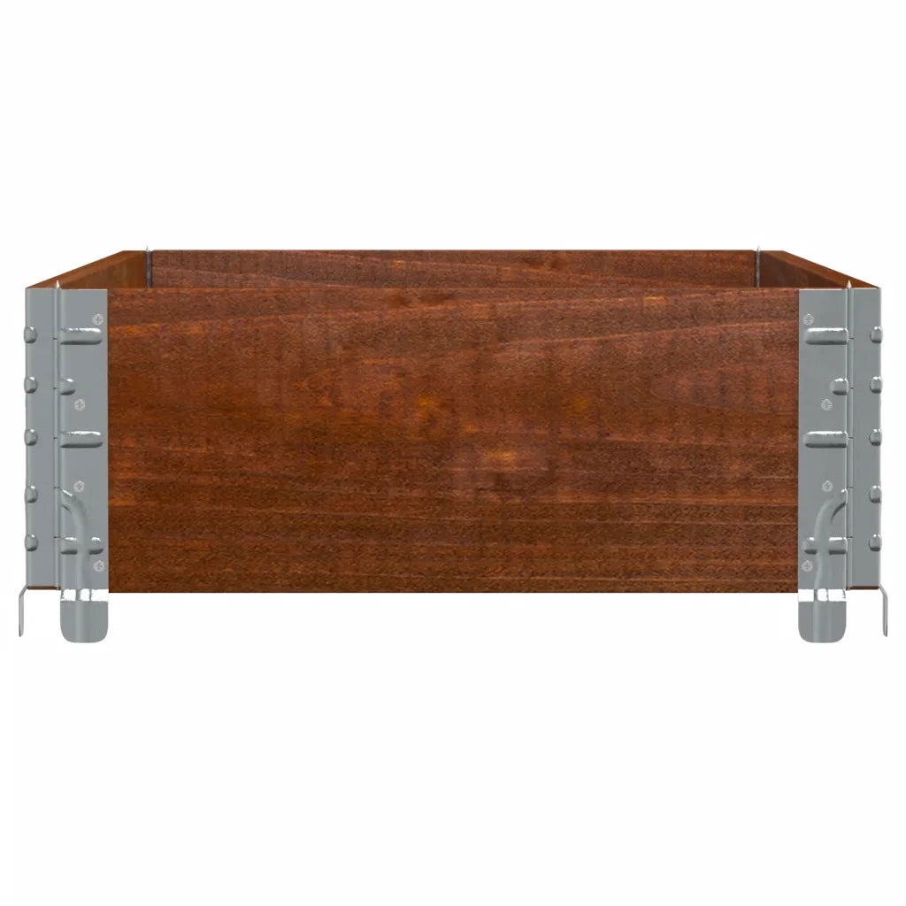 Fioriera da Giardino Marrone 100x50 cm Legno Massello di Pino 3295390