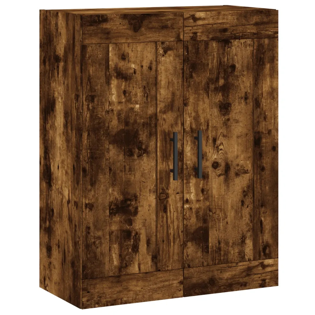 vidaXL Credenza Rovere Fumo  69,5x34x180 cm in Legno Multistrato