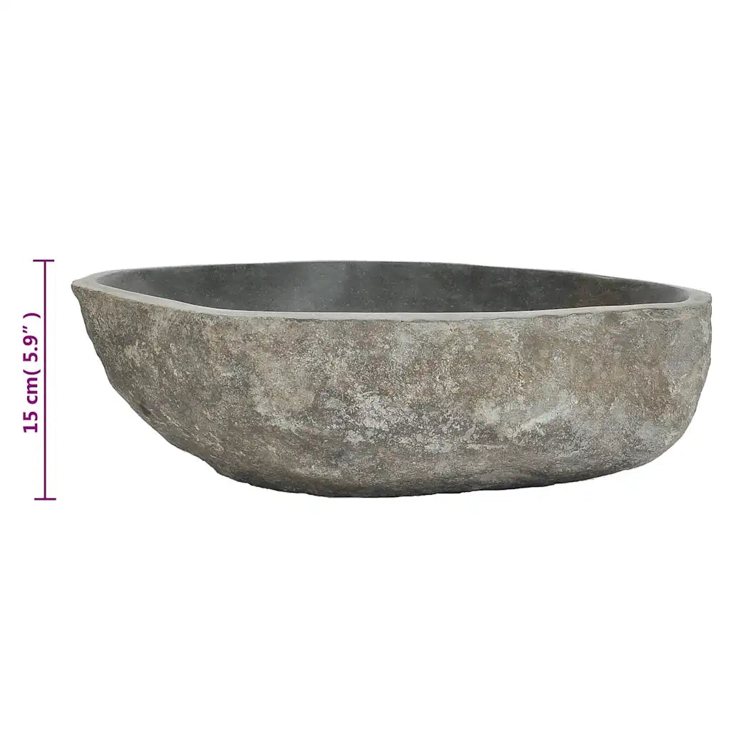 Lavandino in Pietra di Fiume Ovale (45-53)x(34-41) cm 242668