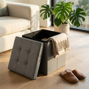 Pouf contenitore in similpelle - MADDOX
