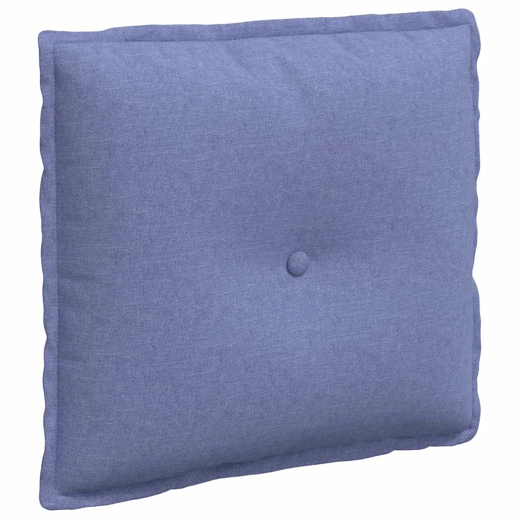 Cuscino per Schiena Blu jeans 50 x 19 x 45 cm Tessuto 42014629