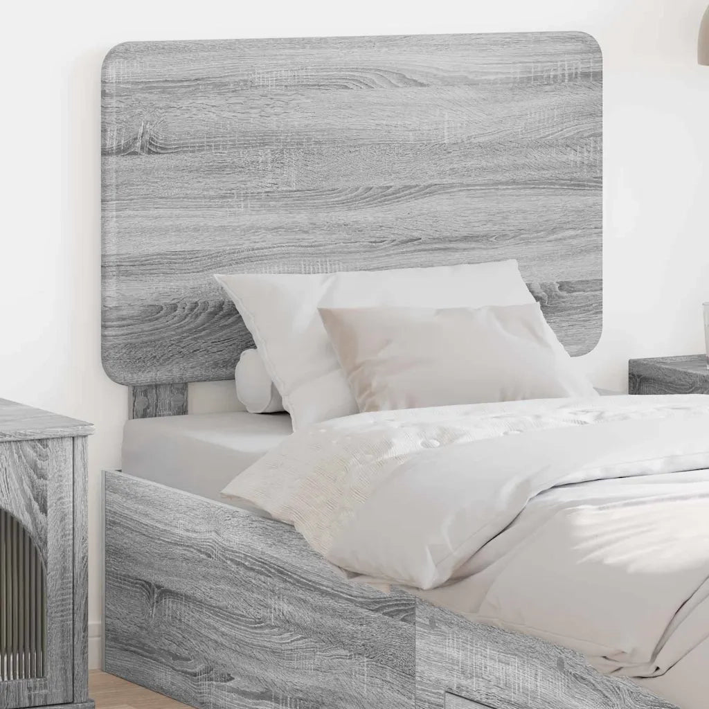 Testiera-Testata-Testiera Decorativa Grigio Sonoma 80 cm Legno multistrato 691637