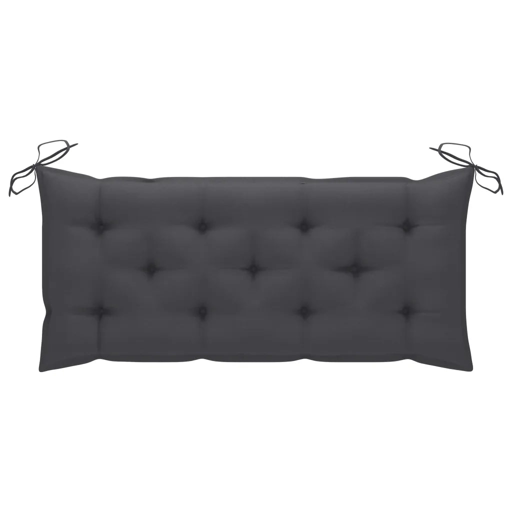 Panca da Giardino con Cuscino 120 cm in Massello di Acacia 3063783