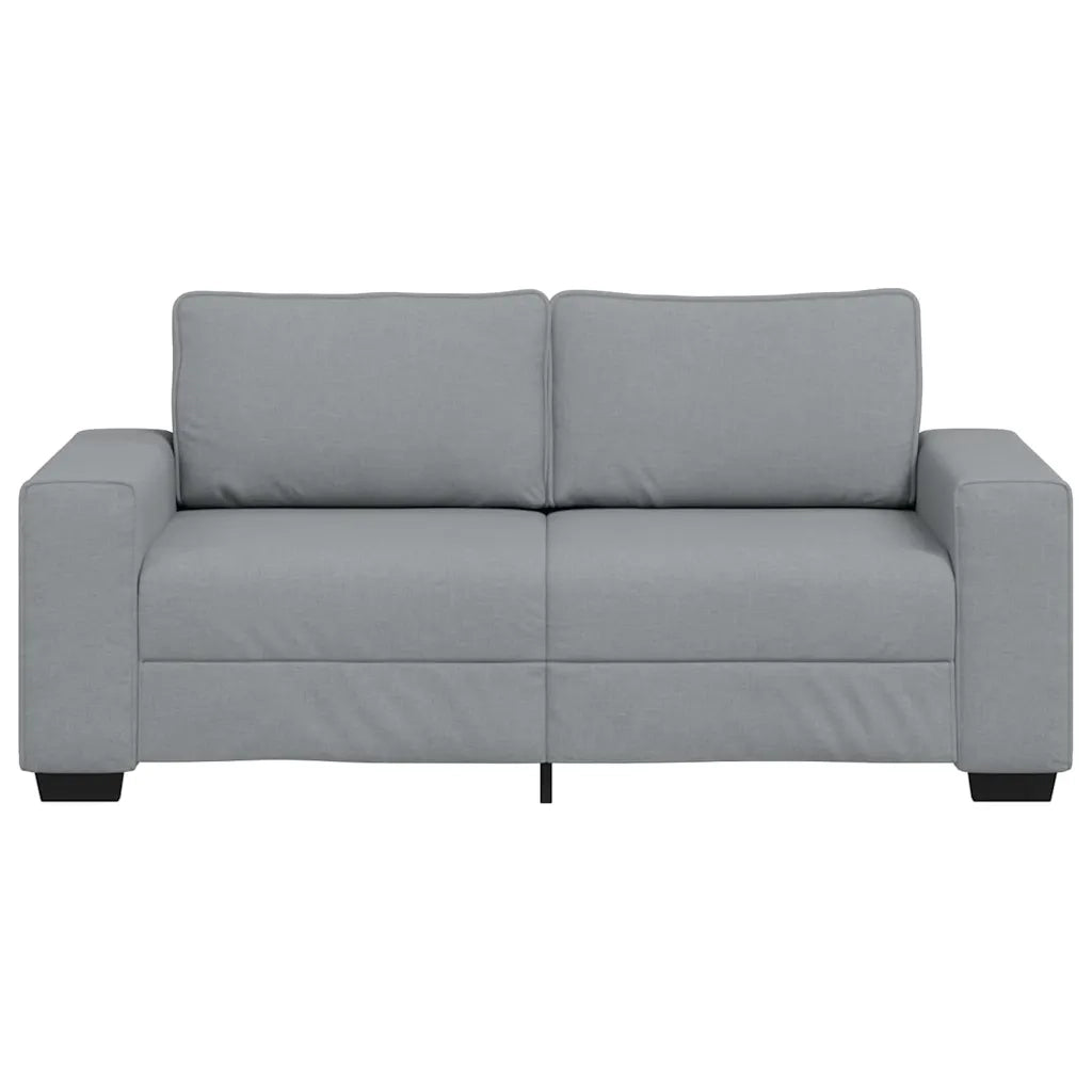 Divano a 2 Posti Grigio Chiaro 180x77x82 cm in Tessuto 4105166