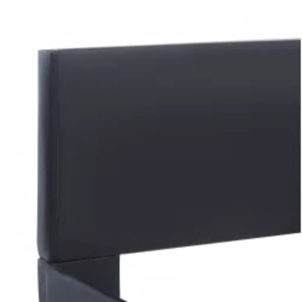 Giroletto con LED Nero in Similpelle 140x200 cm 285483