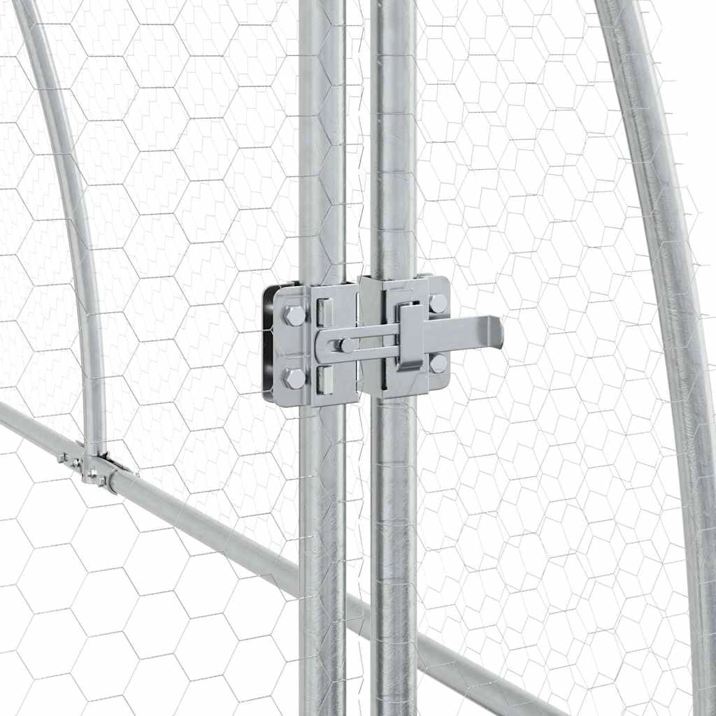 Gabbia per polli Silver 300 x 105 x 120 cm in acciaio zincato Silver 02_0041668