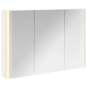 Mobiletto per specchio da Bagno | Armadio da bagno Bianco 103,5 x 15,5 x 70 cm