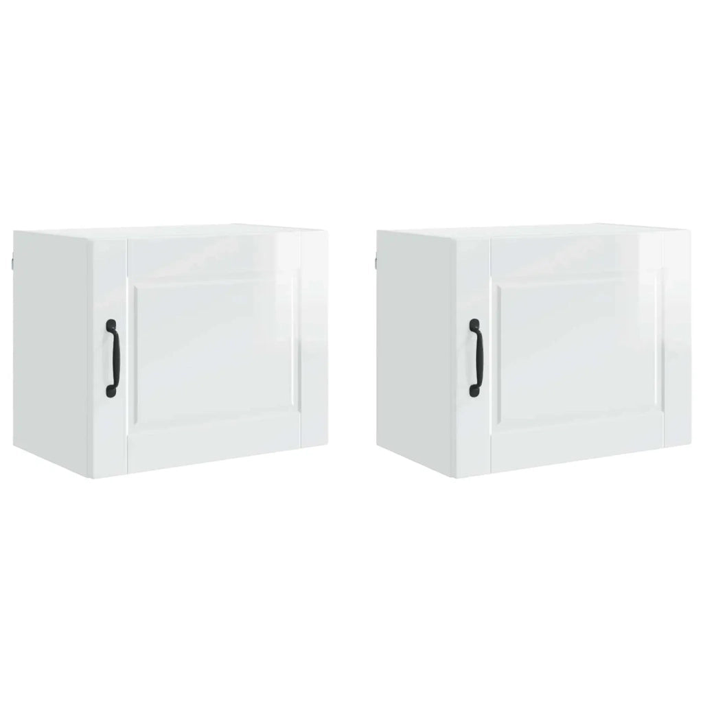 Pannello lavastoviglie 2 pcs Bianco Lucido 50 x 31 x 40 cm 885254