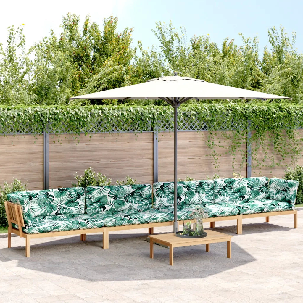 vidaXL Set Divano Pallet Giardino 5pz con Cuscini Massello Acacia