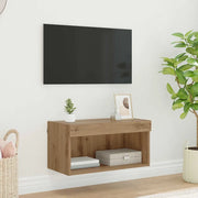 Mobile TV-Credenza per TV-Console TV Rovere artigianale 60 x 30 x 30 cm Legno multistrato