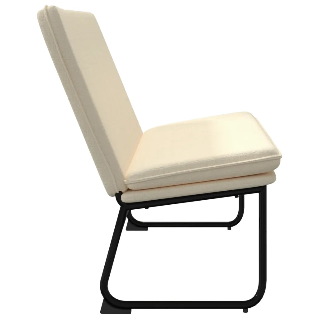 Panca Crema 100x75x76 cm in Tessuto 351327