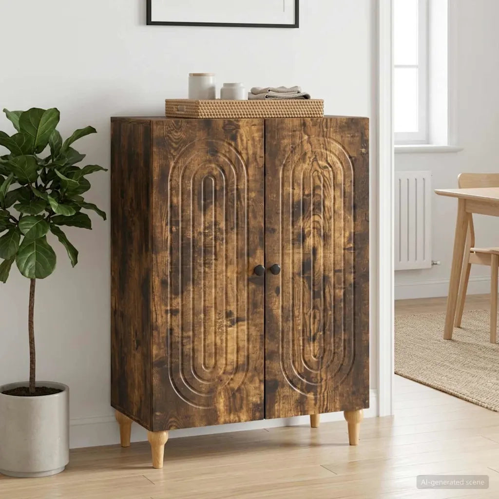 Credenza Rovere Fumo 66 x 34,5 x 90 cm Legno ingegnerizzato 894130