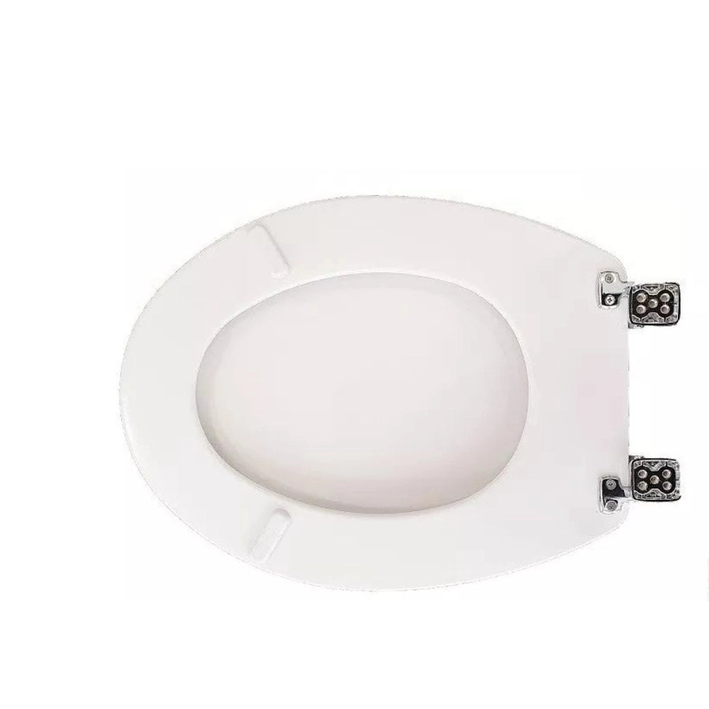 Copriwater coprivaso sedile wc vaso ellisse legno plastica