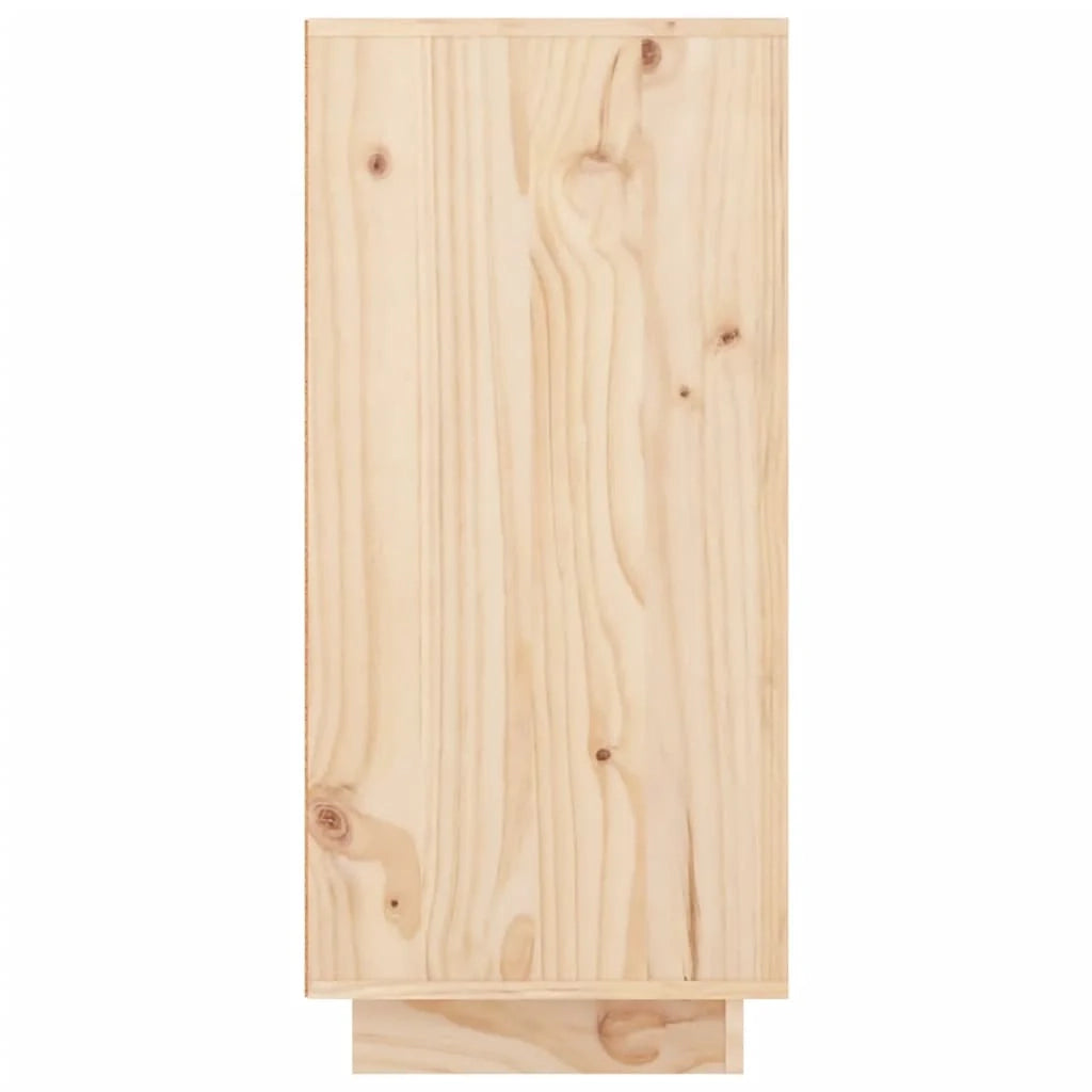 Buffet credenza cassettiera armadio mobile contenitore organizer per cucina soggiorno salotto 111 x 34 x 75 cm legno massello di pino marrone 02_0029524