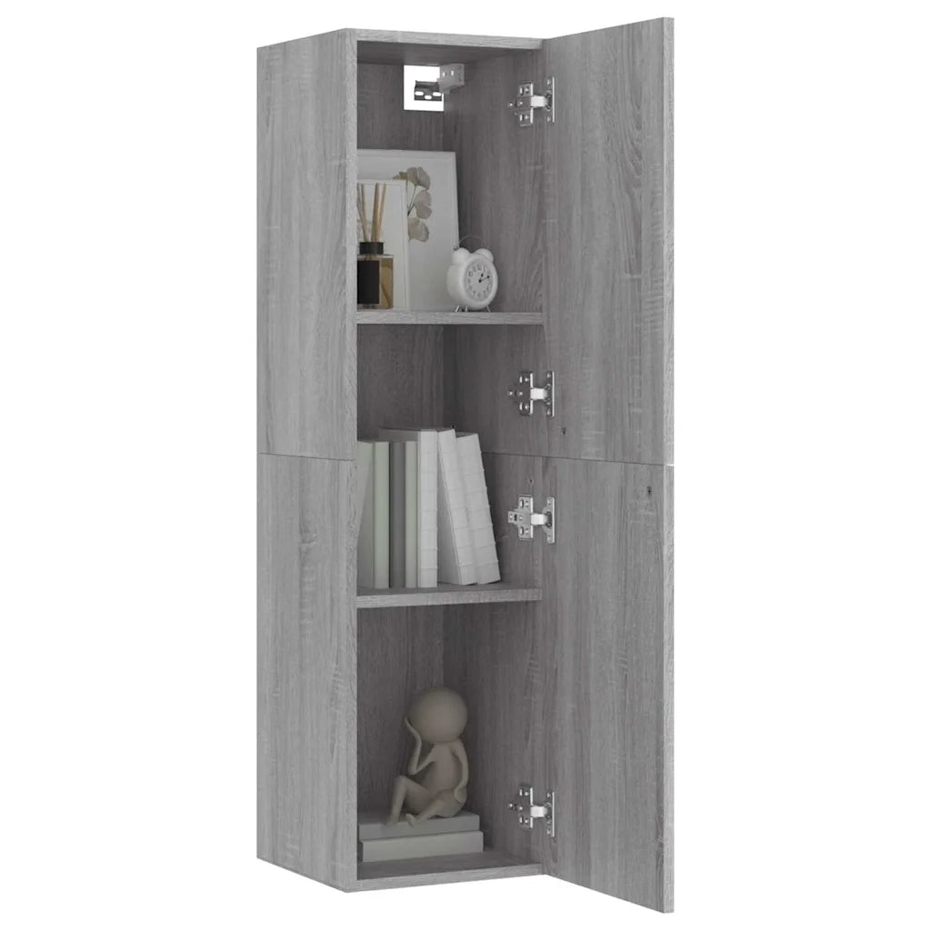 Mobile Porta TV a Parete Grigio Sonoma 30,5x30x110 cm 826678