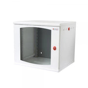 Armadio Rack 19'' a muro 10 unità sezione unica prof. 500mm Bianco