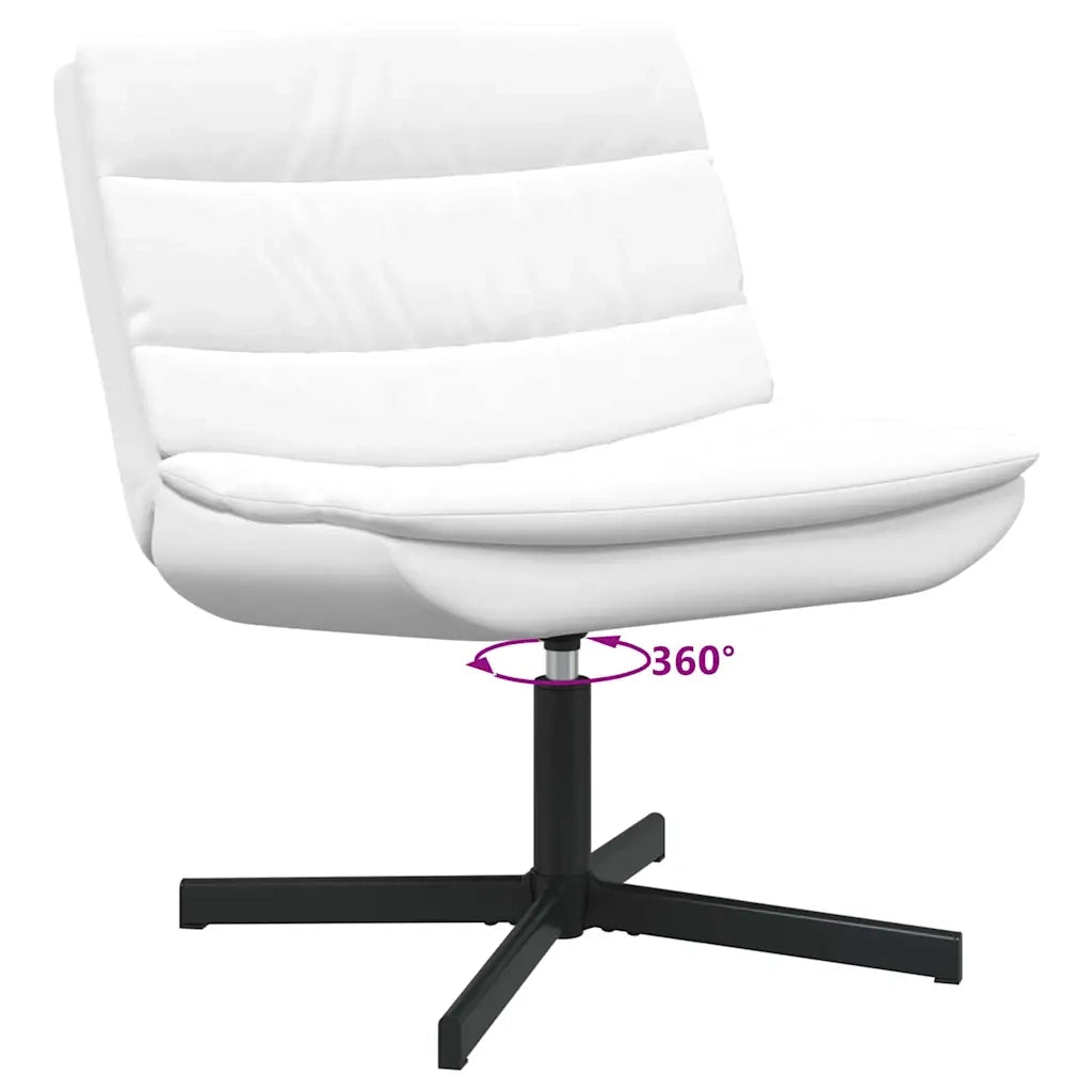 Sedia girevole Bianco 63 x 75 x 76 cm PU CFW5592661