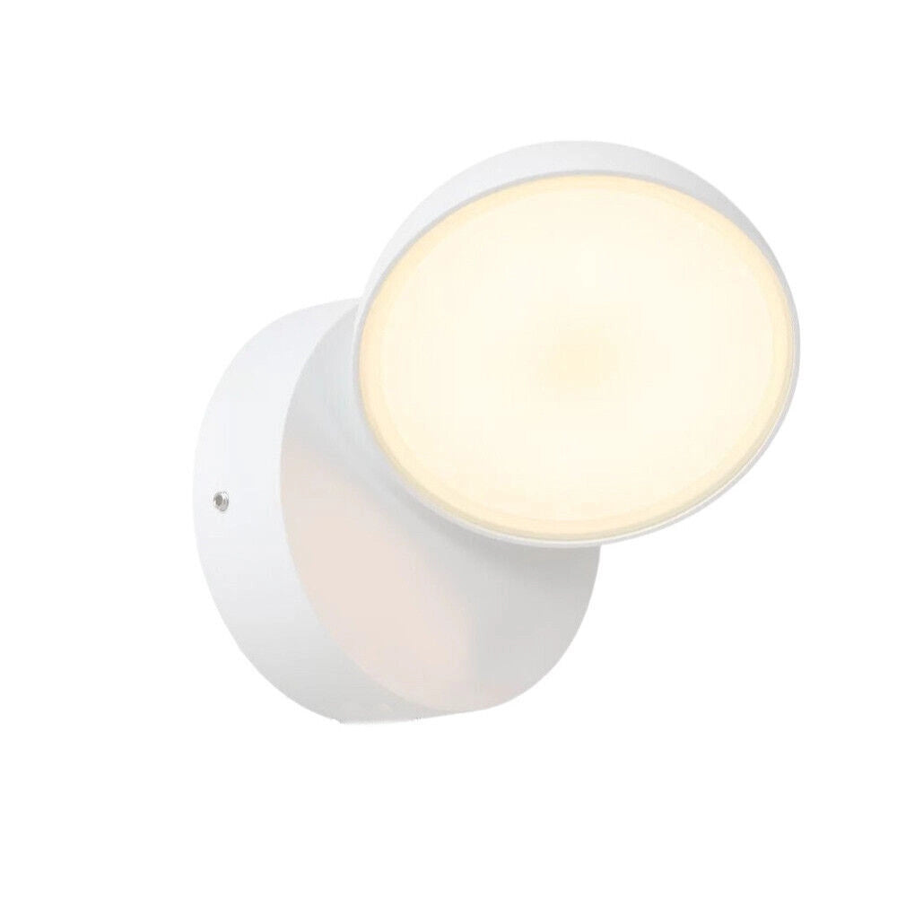 Trade Shop - Applique A Led Da Esterno 12 Watt Ip54 Con Teconologia Cct 3 Tonalità Di Luce 570-3c - Bianco