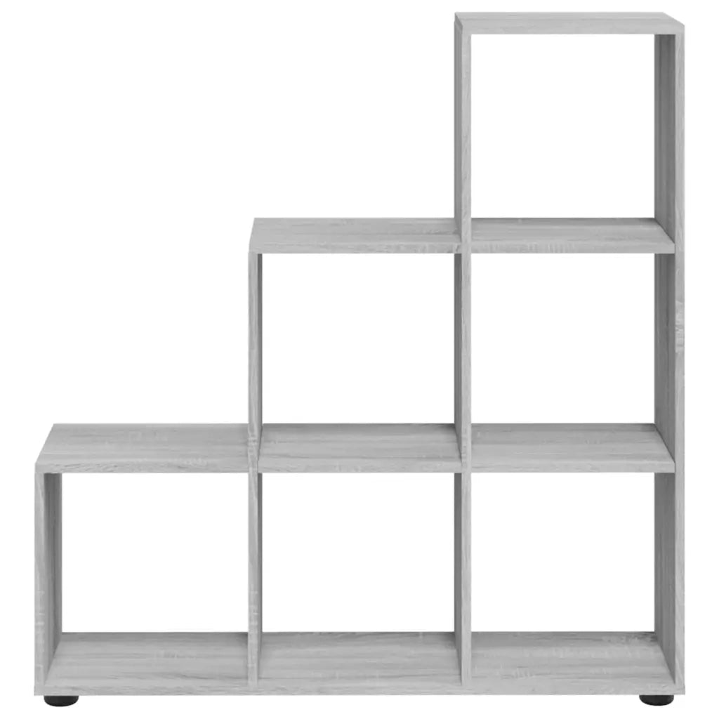 Libreria a Scala Grigio Sonoma 107 cm in Legno Multistrato 342607