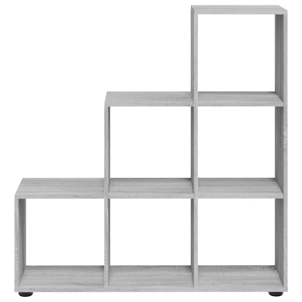 Libreria a Scala Grigio Sonoma 107 cm in Legno Multistrato 342607