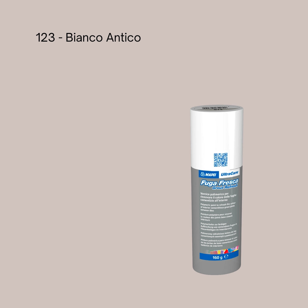 Rinnovo fughe sbiadite ripristinare pavimento ultracare fuga fresca 160 gr *** colore- bianco antico - 123, confezione 1