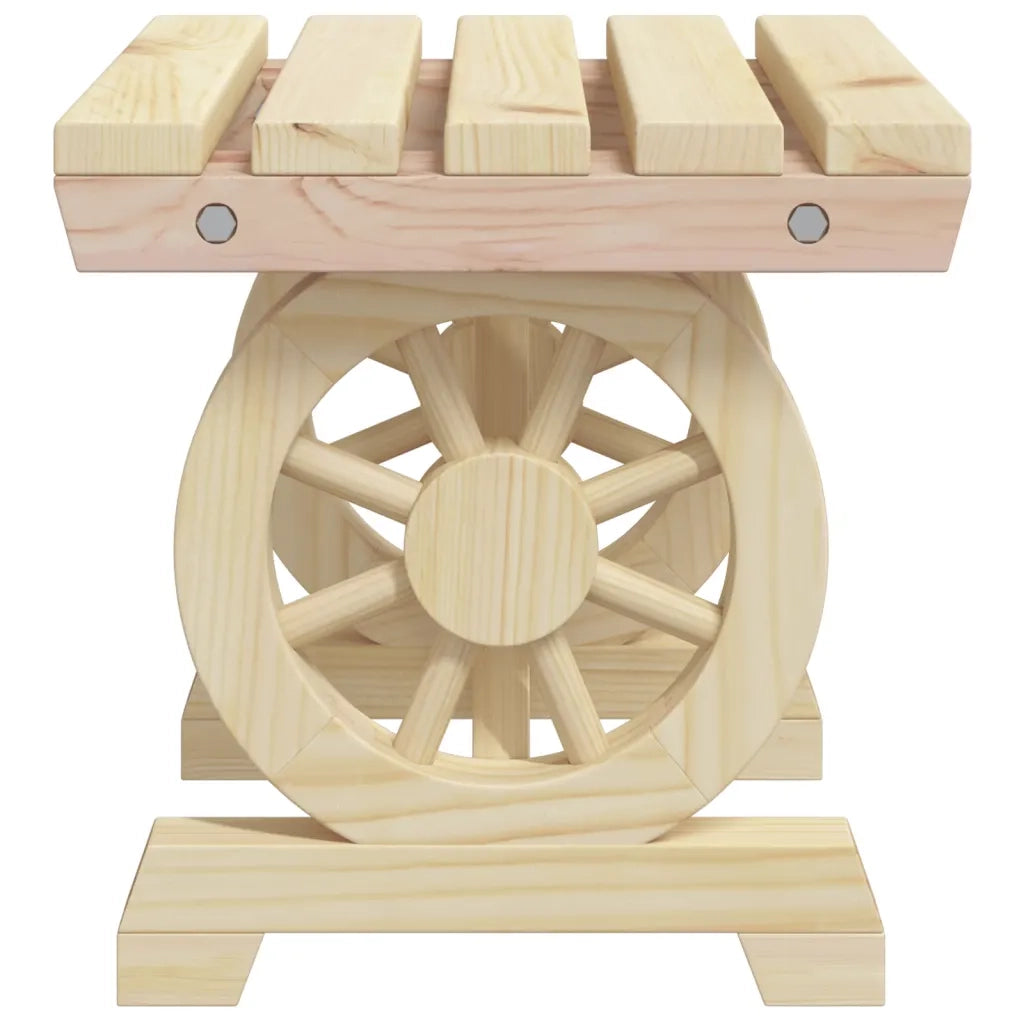 Set Salotto da Giardino 3 pz in Legno Massello di Abete