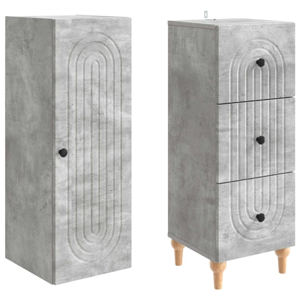 Set di armadi 2 pcs 33 x 34,5 x 90 cm Legno ingegnerizzato