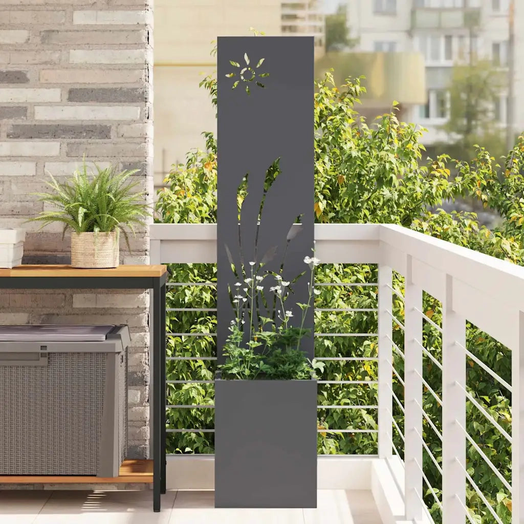 Schermo per privacy in giardino Traforo Antracite 32 x 150 cm CFW5572057