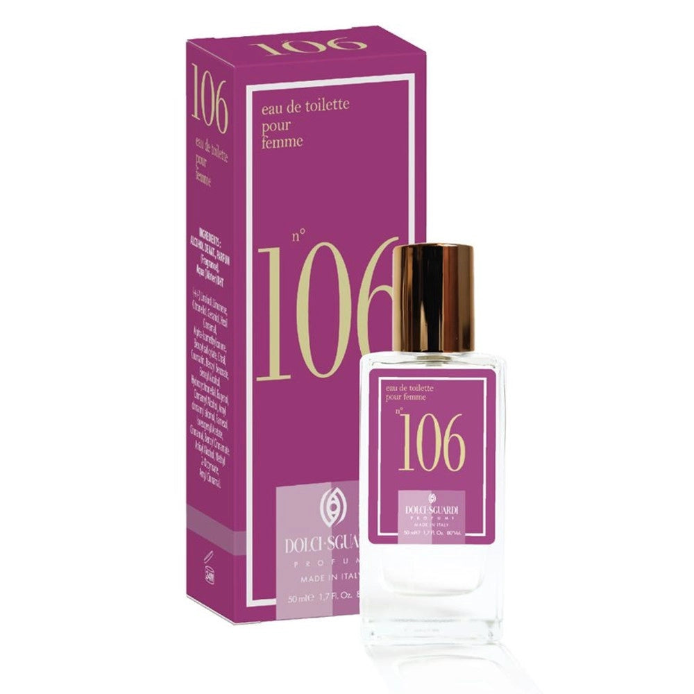 Trade Shop - Profumo Corpo Eau De Toilette Da Donna N°106 50ml Fragranza Elegante Seducente 006288 -