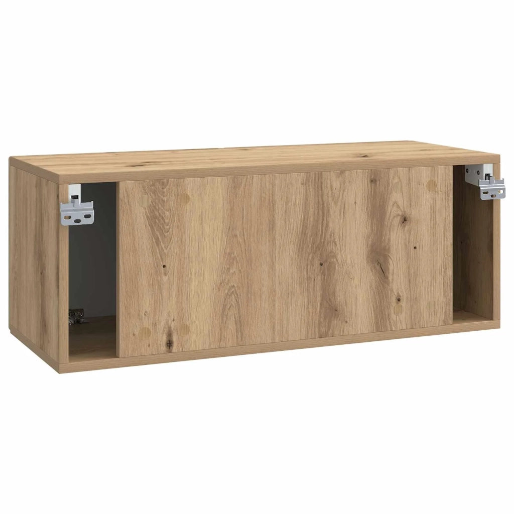 Mobile Porta TV da Muro Rovere Artigianale 78,5 x 31 x 30 cm