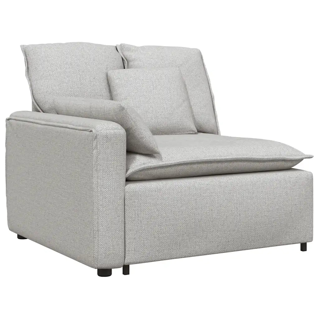 Modulo Terminale Bracciolo Divano Modulare con Cuscini 100 cm CFW3505974