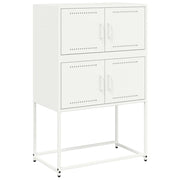 Credenza | Madia | Buffet da pranzo | Armadio da pranzo Bianca 68,5x38,5x107 cm in Acciaio