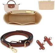 Organizzatore e cinturino per borse Longchamp Mini, cinturini e organizzatore in pelle per borse mini, cinturino e tasca interna per borse a tracolla Longchamp Mini