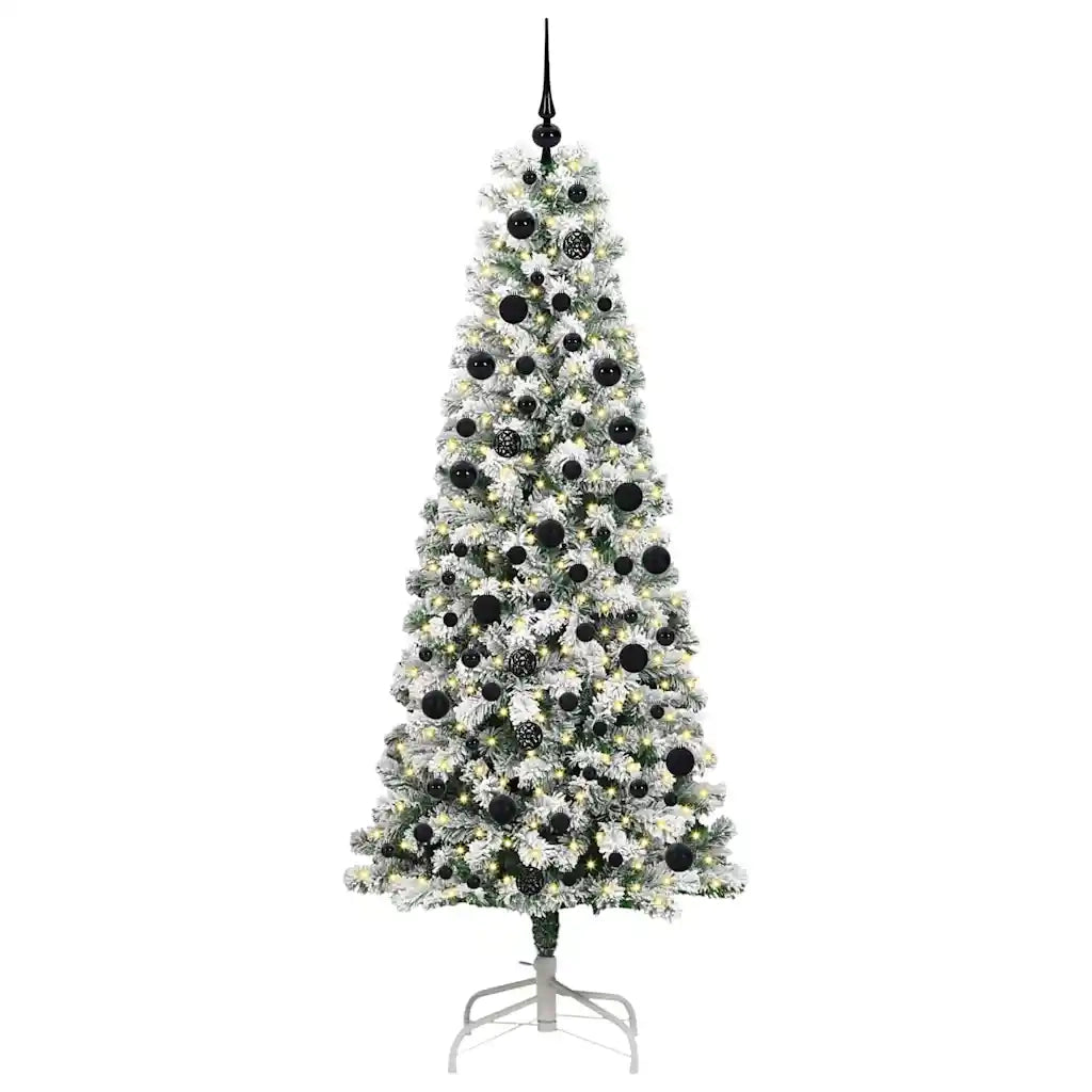 Albero di Natale | Decorazioni natalizie Artificiale con Rami Pieghevoli 210 cm