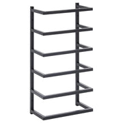 Portasciugamani standard a scaletta per bagno 48 cm acciaio nero 02_0001646