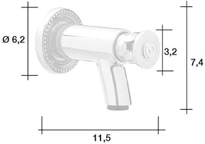 Rubinetto Temporizzato per Fontana da Giardino in Ottone Morelli Tempo