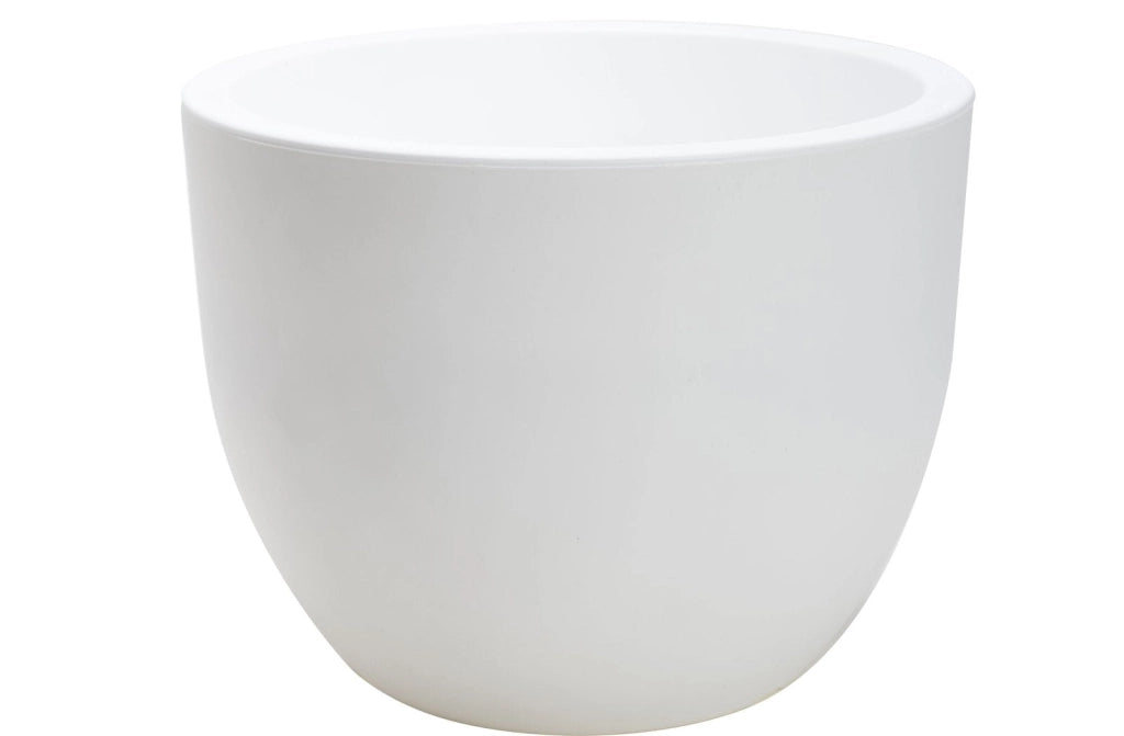 Decor Vaso Conca 60 Plastecnic Vari Colori Colore: Bianco Ottico