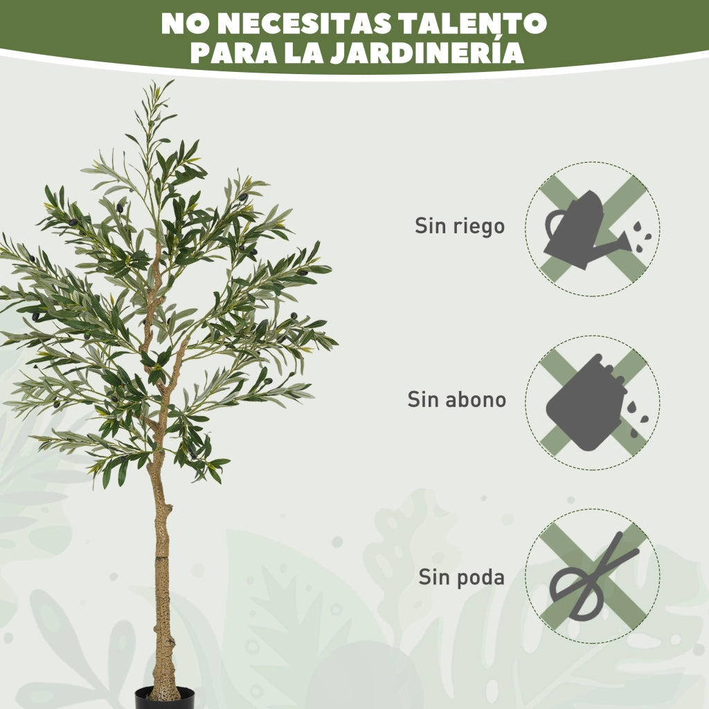 Albero di Olivo Artificiale ¨C zephmum ¨C Verde 150 cm