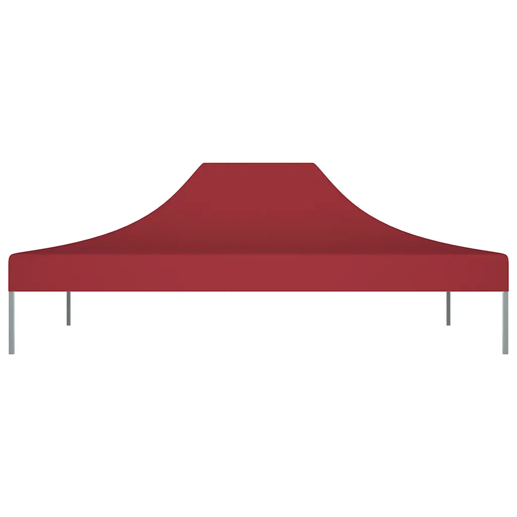 Tetto per Tendone per Feste 4x3 m Rosso Borgogna 270 g/m2 CFW6179466