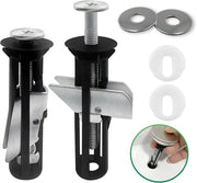 Set di viti di fissaggio per toilette - viti di fissaggio per toilette nuove compatibili con fori da 14-20 mm, set di viti per toilette per la maggior parte dei coperchi di toilette (2 pezzi)
