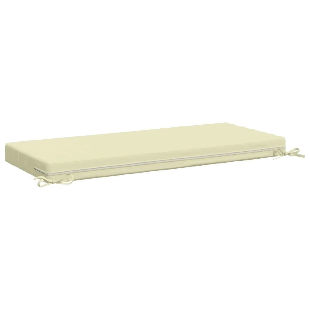 Cuscini per Panchina a 2 Pezzi SOEST 2 pz 100% Poliestere Crema 950159