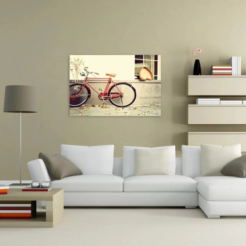 Stampa su vetro da parete red 90x60 cm design moderno | Duzzle
