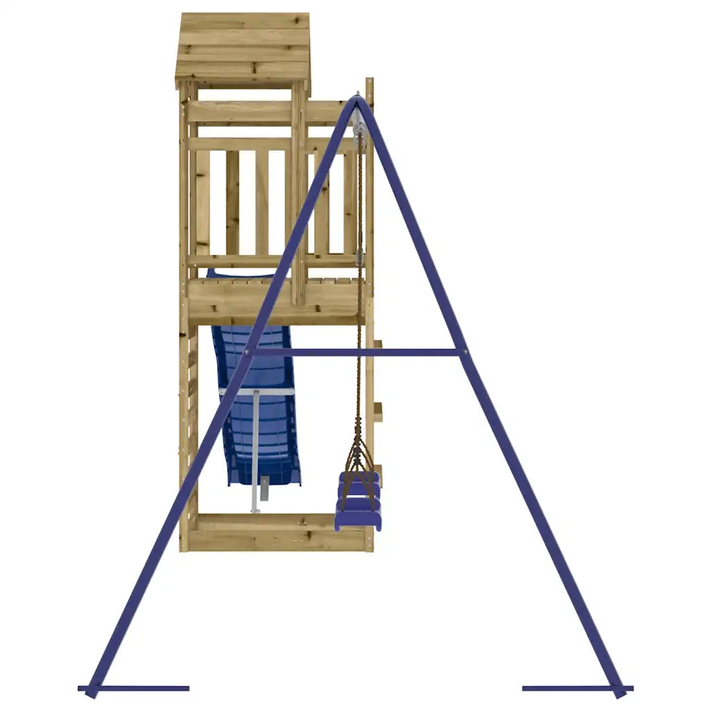 Set da Gioco da Esterno in Legno di Pino Impregnato 3156978