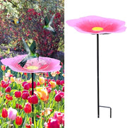 Vogelbagno invernale fissa, vasca da uccelli per giardino, vasca da uccelli con stand per giardino, balcone e cancello balcone con vasca da uccelli rimovibile, vasca da acqua per uccelli, vasca da uccelli antivento (A)